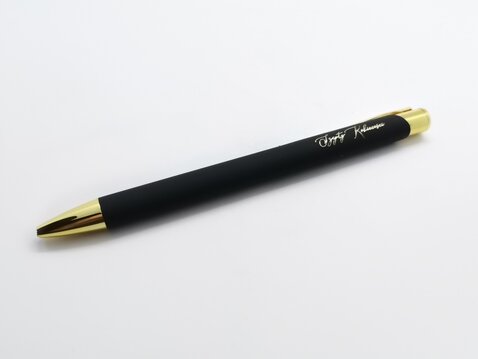 Długopis 001 - czarny, matowy