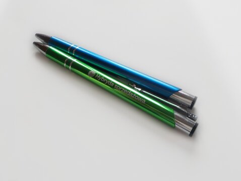 Długopis COSMO 012 - zielony, hybryda sprzedażowa